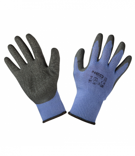 Rękawice robocze, bawełna z poliestrem pokryta lateksem, 2143X, rozmiar 10 GTX NEO Tools 97-640-10