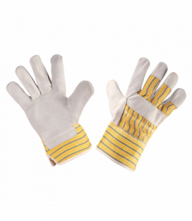 Rękawice robocze, dwoina bydlęca szara, 10.5" GTX NEO Tools 97-651