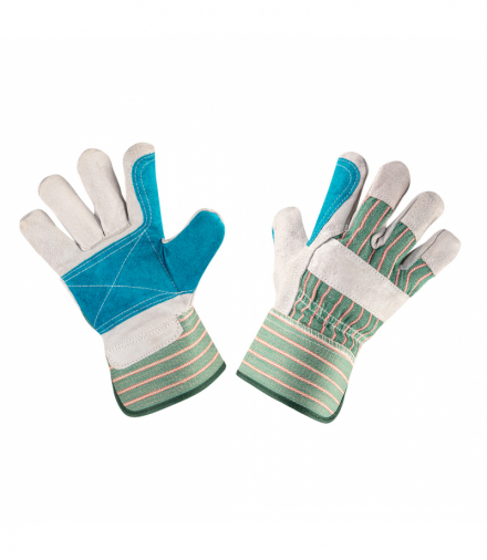 Rękawice robocze, dwoina bydlęca szara, 10.5" GTX NEO Tools 97-652