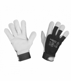 Rękawice robocze, 2121X, skóra kozia, rzep, rozmiar 8", CE GTX NEO Tools 97-655-8
