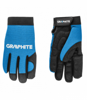 Rękawice robocze 10", skóra syntetyczna + elastyczna tkanina, CE GTX GRAPHITE 97G100