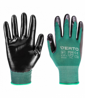 Rękawice ogrodowe pokryte nitrylem, rozmiar 8" GTX VERTO 97H151