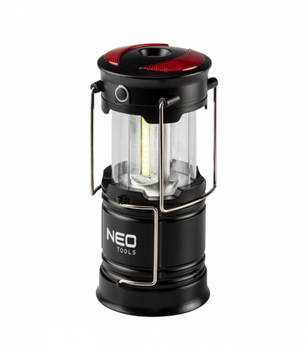 Lampa biwakowa bateryjna 200 lm 3xAA 3 w 1 COB LED GTX NEO Tools 99-030