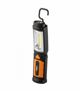 Lampa warsztatowa bateryjna 300 lm COB 2 w 1 + baterie 3xAA GTX NEO Tools 99-042