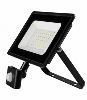 Reflektor z czujnikiem ruchu SMD 50W 4000 lm, barwa światła zimna 6500K, 230V GTX NEO Tools 99-050