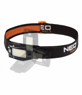 Latarka czołowa akumulatorowa USB 180 lm COB LED + czujnik ruchu GTX NEO Tools 99-069