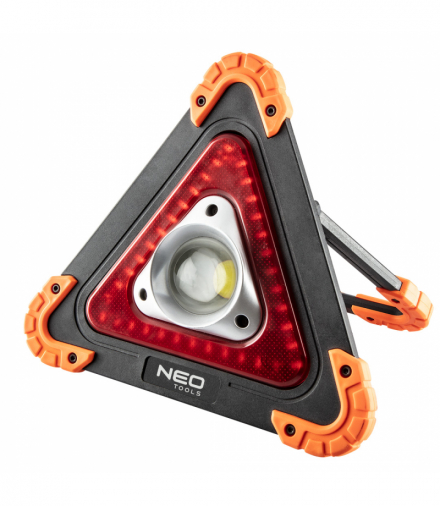 Lampa bateryjna + trójkąt ostrzegawczy 2 w 1 GTX NEO Tools 99-076