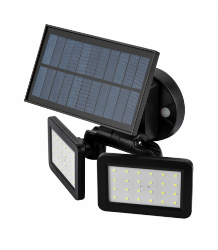 Lampa solarna ścienna SMD LED 5W 450 lm, barwa światła 6000K, czas pracy do 6 godzin, GTX NEO Tools 99-092