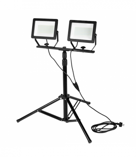 Reflektor podwójny 2x100W SMD LED 2x8500 lm na statywie 1.8m GTX NEO Tools 99-096