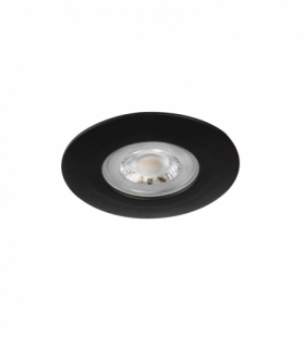 Oprawa typu downlight FIZU IP44 4,8W NW-B czarny z blokiem terminalowym zasilania Kanlux 38261