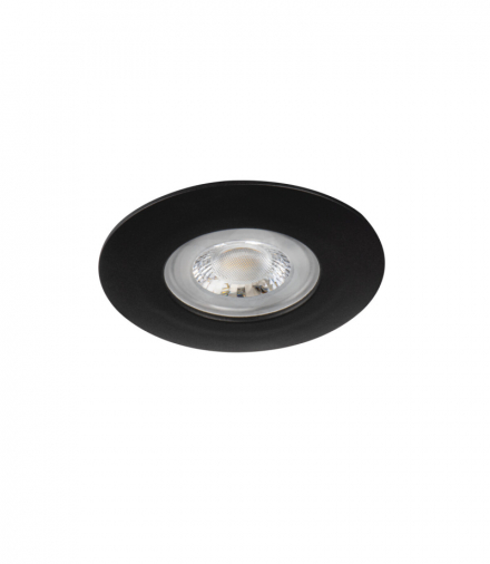 Oprawa typu downlight FIZU IP44 4,8W NW-B czarny z blokiem terminalowym zasilania Kanlux 38261