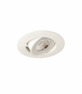Oprawa typu downlight FIZU 4,8W WW-W biały z blokiem terminalowym zasilania Kanlux 38264