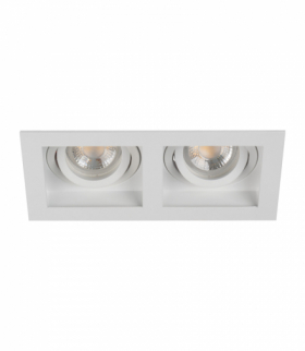 Pierścień oprawy punktowej ARET 2xDTL W/W biały Gx5,3/GU10 Kanlux 38367
