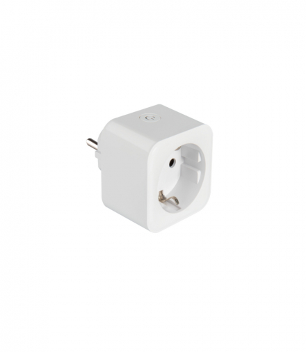 Gniazdo WIFI z pomiarem, harmonogramem, Schuko S AD GN SCH 16A PM biały Kanlux 33704