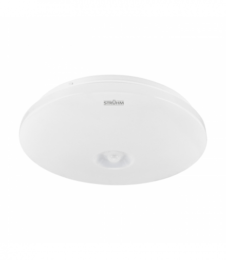 Plafoniera z czujnikiem ruchu WINYL LED PIR 12W NW biały Struhm 04531