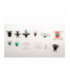 Zestaw spinek samochodowych Audi, 160 sztuk GTX NEO Tools 11-964