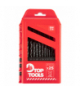 Wiertła do metalu HSS, 1.0-13.0 mm, zestaw 25 szt. GTX Top Tools 60H725