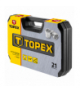 Klucze nasadowe 1/2", zestaw 21 szt. GTX TOPEX 38D642