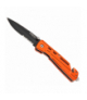 Nóż składany z blokadą, z ostrzem do pasów GTX NEO Tools 63-026