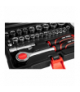 Zestaw kluczy nasadowych 1/4", 3/8", 63 szt. GTX Top Tools 38D515