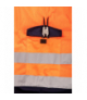 Krótkie spodenki ostrzegawcze, pomarańczowe, siatkowe, rozmiar S GTX NEO Tools 81-783-S
