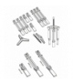Ściągacze do łożysk: 100, 200, 250 mm GTX NEO Tools 11-848