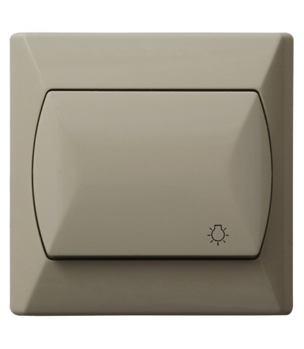 AKCENT ŁP-5A/01 Łącznik zwierny "światło" , BEŻOWY