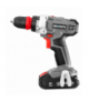 Wiertarko-wkrętarka aku Energy+ 18V, Li-Ion, zdejmowany uchwyt 10 mm, 2 aku 2Ah, ład, walizka GTX GRAPHITE 58G022-SET2