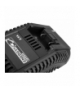 Wiertarko-wkrętarka aku Energy+ 18V, Li-Ion, zdejmowany uchwyt 10 mm, 2 aku 2Ah, ład, walizka GTX GRAPHITE 58G022-SET2