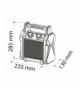 Nagrzewnica elektryczna 230V 3kW 210 m3h ceramiczna PTC, termostat, wentylator TOPEX NEO 90-061