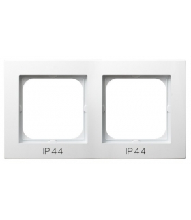 AS RH-2G/00 Ramka podwójna do łączników IP-44 , BIAŁY