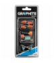 Akcesoria do miniszlifierki, kamienie szlifierskie, zestaw 11 szt. GTX GRAPHITE 55H079