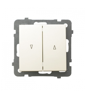 AS ŁP-7G/m/27 Łącznik żaluzjowy , ECRU