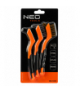 Szczotki druciane zestaw 3 szt, 3x7 rzędów (wykonane z drutu stalowego , nylonowego i mosiężnego) GTX NEO Tools 39-100