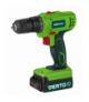 Wiertarko-wkrętarka akumulatorowa 2 x 20V, Li-Ion/1.5Ah, walizka + Latarka GTX VERTO 50G293