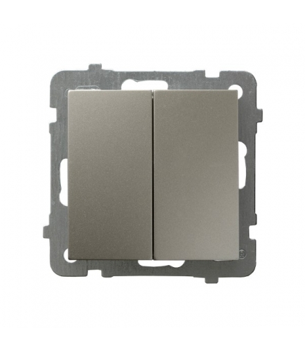 AS ŁP-10G/m/45 Łącznik podwójny schodowy , SATYNA LIGHT