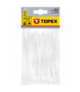 Opaski zaciskowe 2.5 x 100 mm, 100 szt., białe GTX TOPEX 44E975