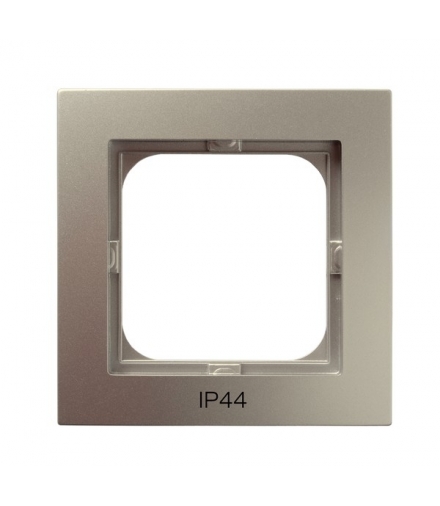 AS RH-1G/45 Ramka pojedyncza do łączników IP-44 , SATYNA LIGHT