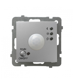 AS ŁP-16G/m/18 Elektroniczny czujnik ruchu , SREBRO