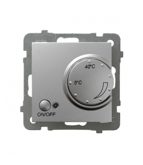 AS RTP-1GN/m/18 Regulator temperatury z czujnikiem napowietrznym, SREBRO