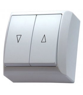 BIS ŁN-7B/00 Łącznik żaluzjowy , BIAŁY