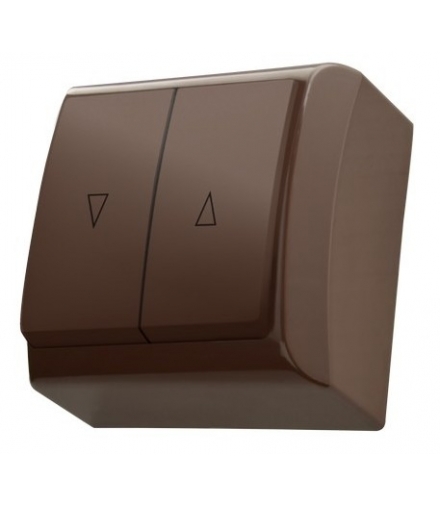 BIS ŁN-7B/24 Łącznik żaluzjowy , BRĄZOWY