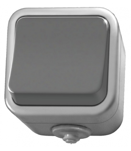 DELFINA ŁNH-1D/30 Łącznik jednobiegunowy , SZARY