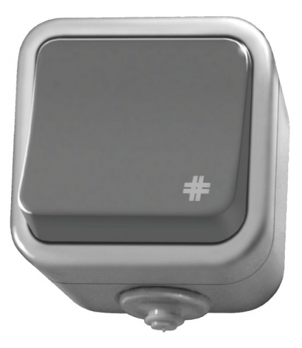 DELFINA ŁNH-4D/30 Łącznik krzyżowy , SZARY