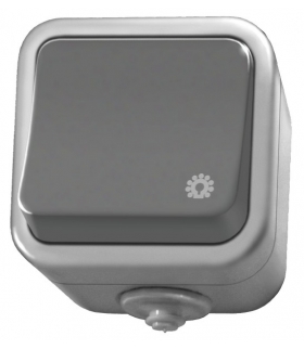 DELFINA ŁNH-5D/30 Łącznik zwierny "światło" , SZARY