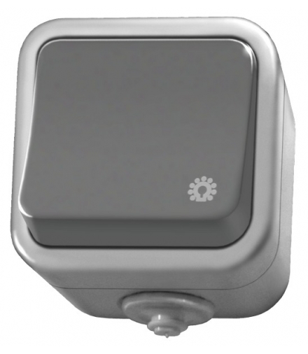 DELFINA ŁNH-5D/30 Łącznik zwierny "światło" , SZARY