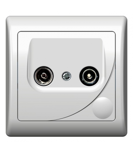 EFEKT GPA-FK/00 Gniazdo RTV końcowe , BIAŁY