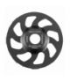 Tarcza diamentowa szlifierska 125 x 22.2 x 5 mm, heavy duty GTX GRAPHITE 57H896