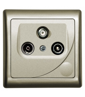 EFEKT GPA-FS/16 Gniazdo RTV-SAT końcowe , SATYNA