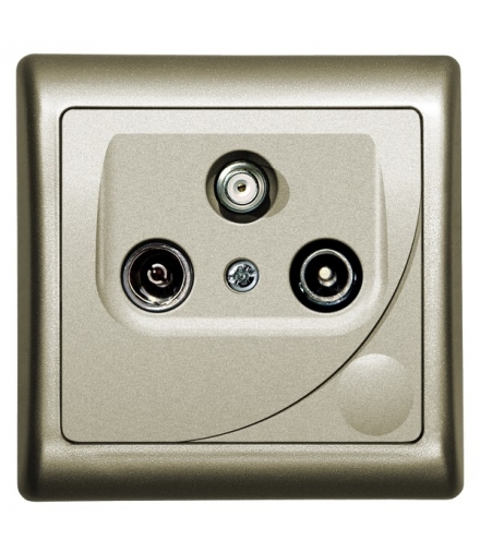 EFEKT GPA-FS/16 Gniazdo RTV-SAT końcowe , SATYNA